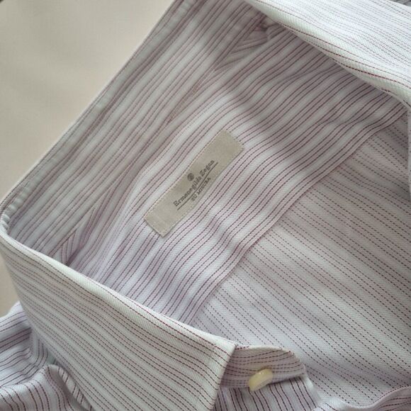 Ermenegildo Zegna Striped Dress Shirt - Picture 4 of 5